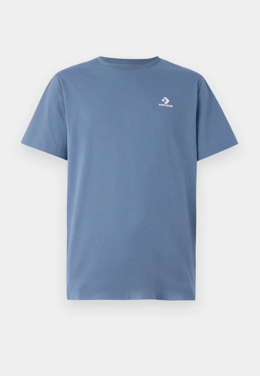 CONVERSE GO TO EMBROIDERED STAR CHEVRON STANDARD FIT UNISEX - T-Shirt basic - lakeside blue