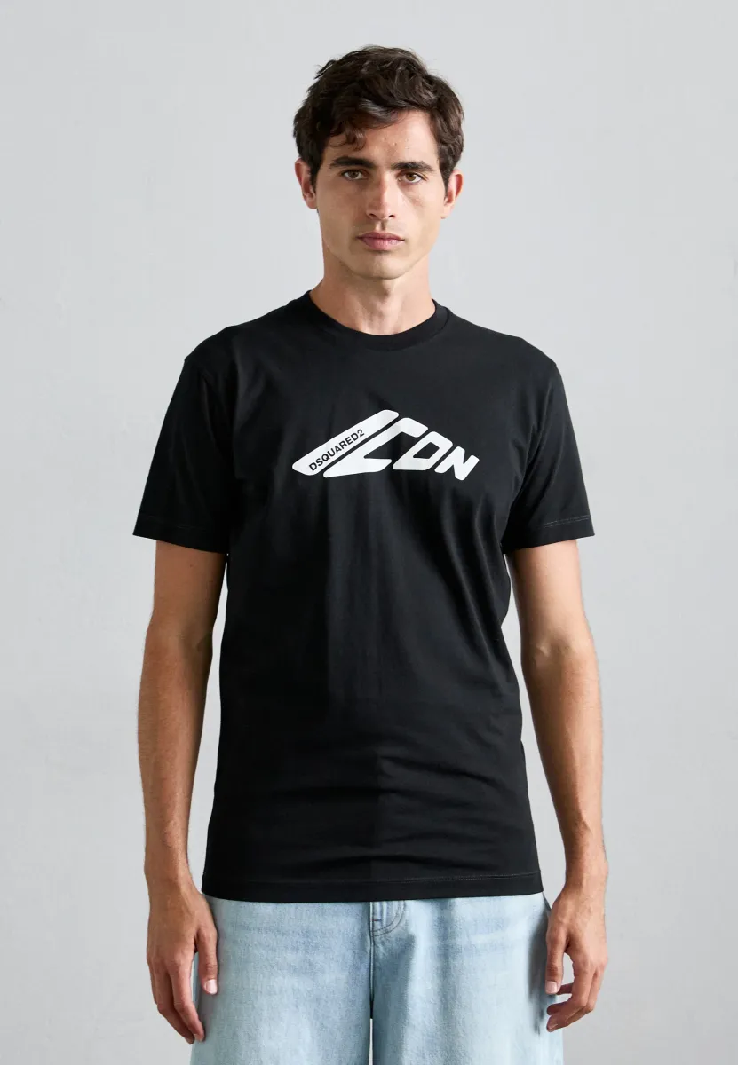 COOL FIT TEE - T-Shirt print - black