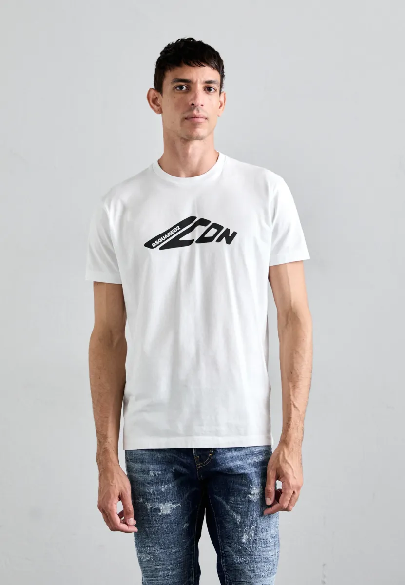 COOL FIT TEE - T-Shirt print - white