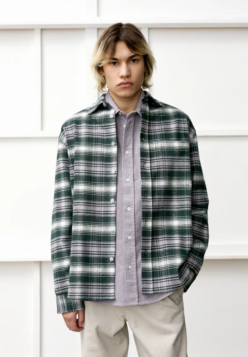 COOPER - Hemd - minimal gray check