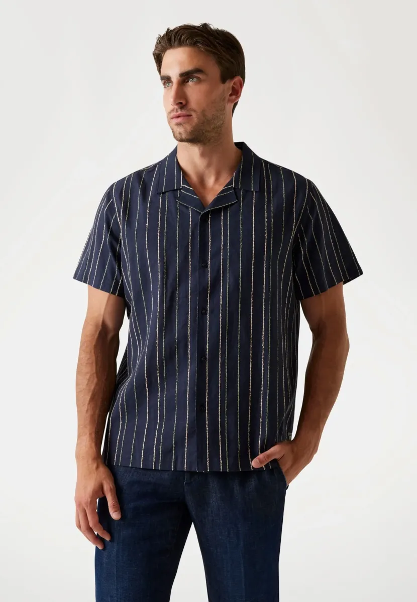 COOPER STRIPE  - Hemd - blau