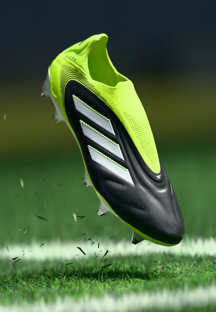 COPA PURE III ELITE LACELESS SOFT GROUND FOOTBALL BOOTS - Fußballschuhe für weichen Untergrund - core black/footwear white/lucid lemon