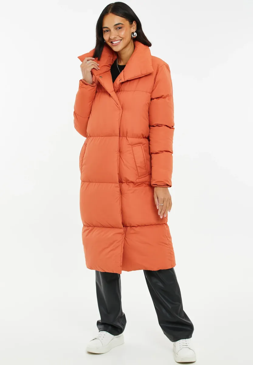 CORAL - Wintermantel - orange