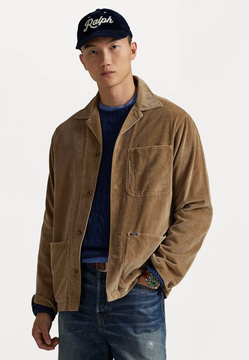 CORDUROY UTILITY OVERSHIRT - Übergangsjacke - montana khaki