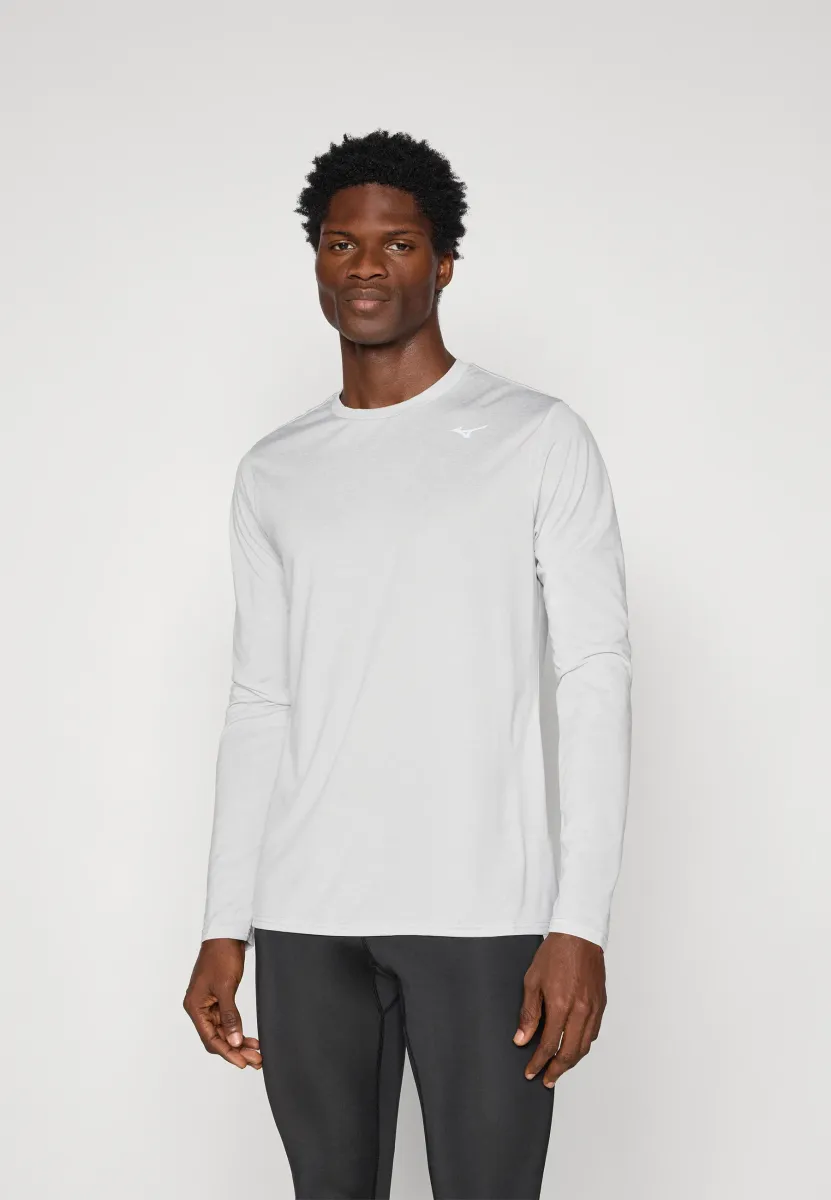 CORE IMPULSE LONG SLEEVE TEE - Langarmshirt - vapor silver-coloured