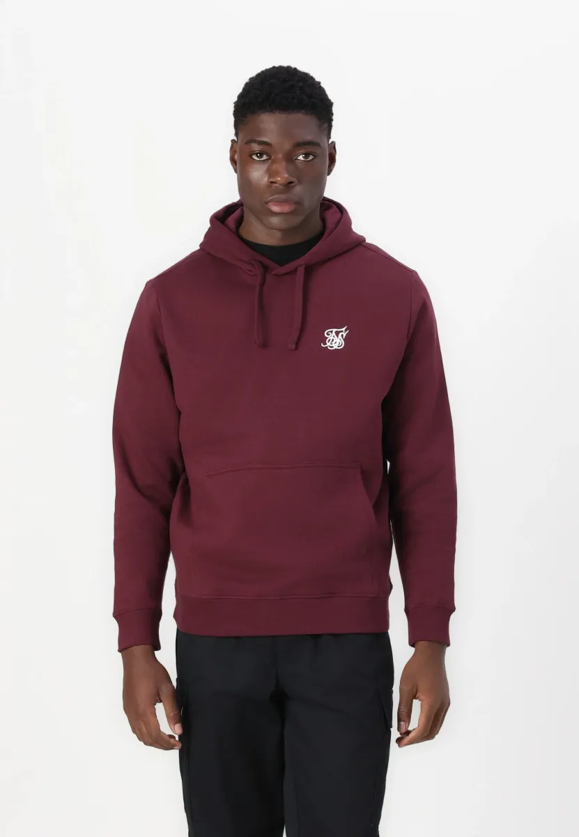 CORE OVERHEAD HOODIE - Kapuzenpullover - burgundy