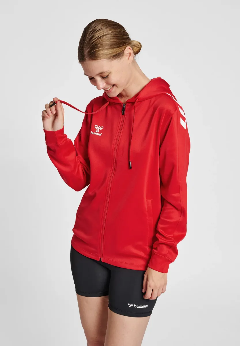 CORE XK - Sweatjacke - true red