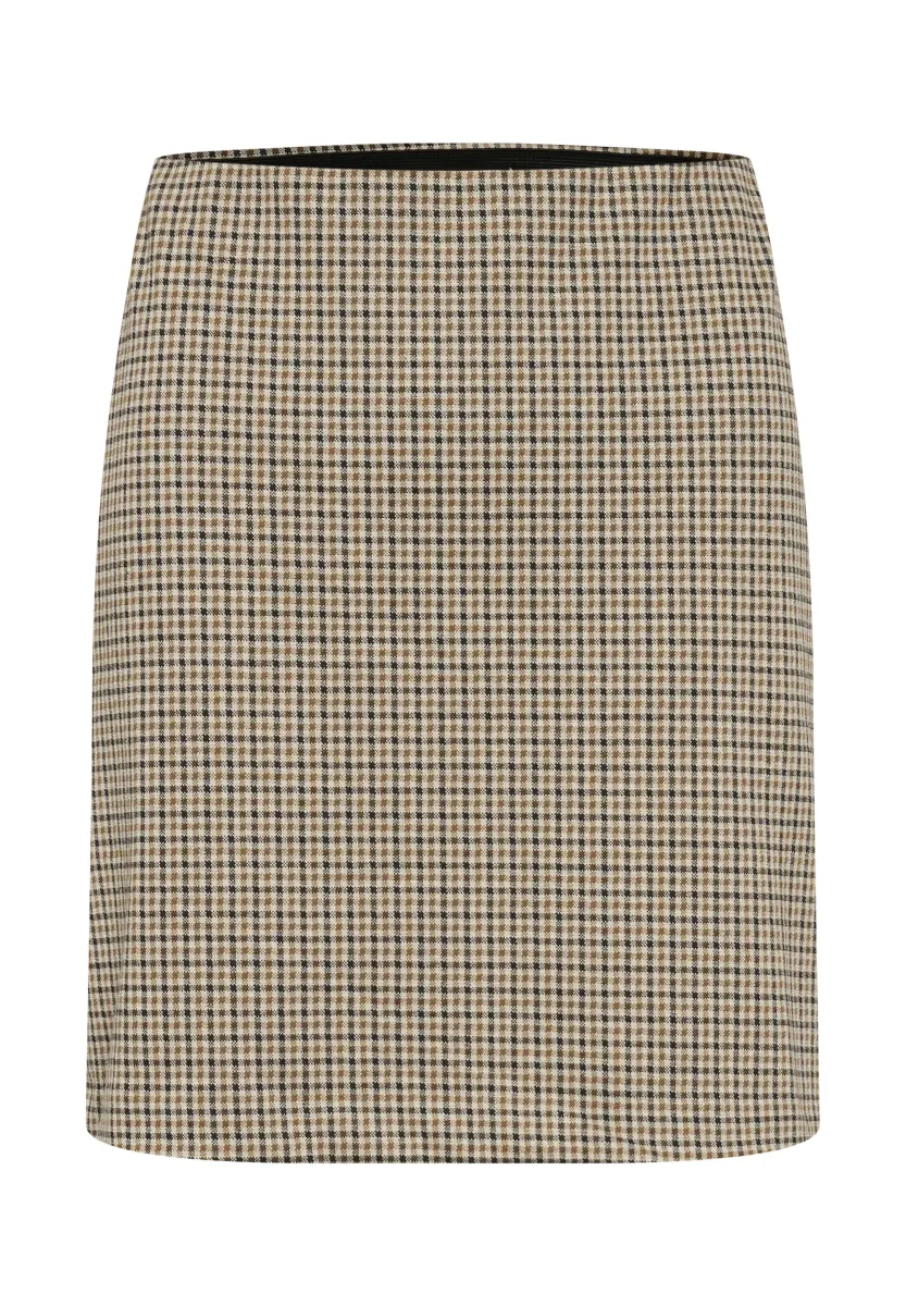 CORINNE - A-Linien-Rock - toasted coconut check