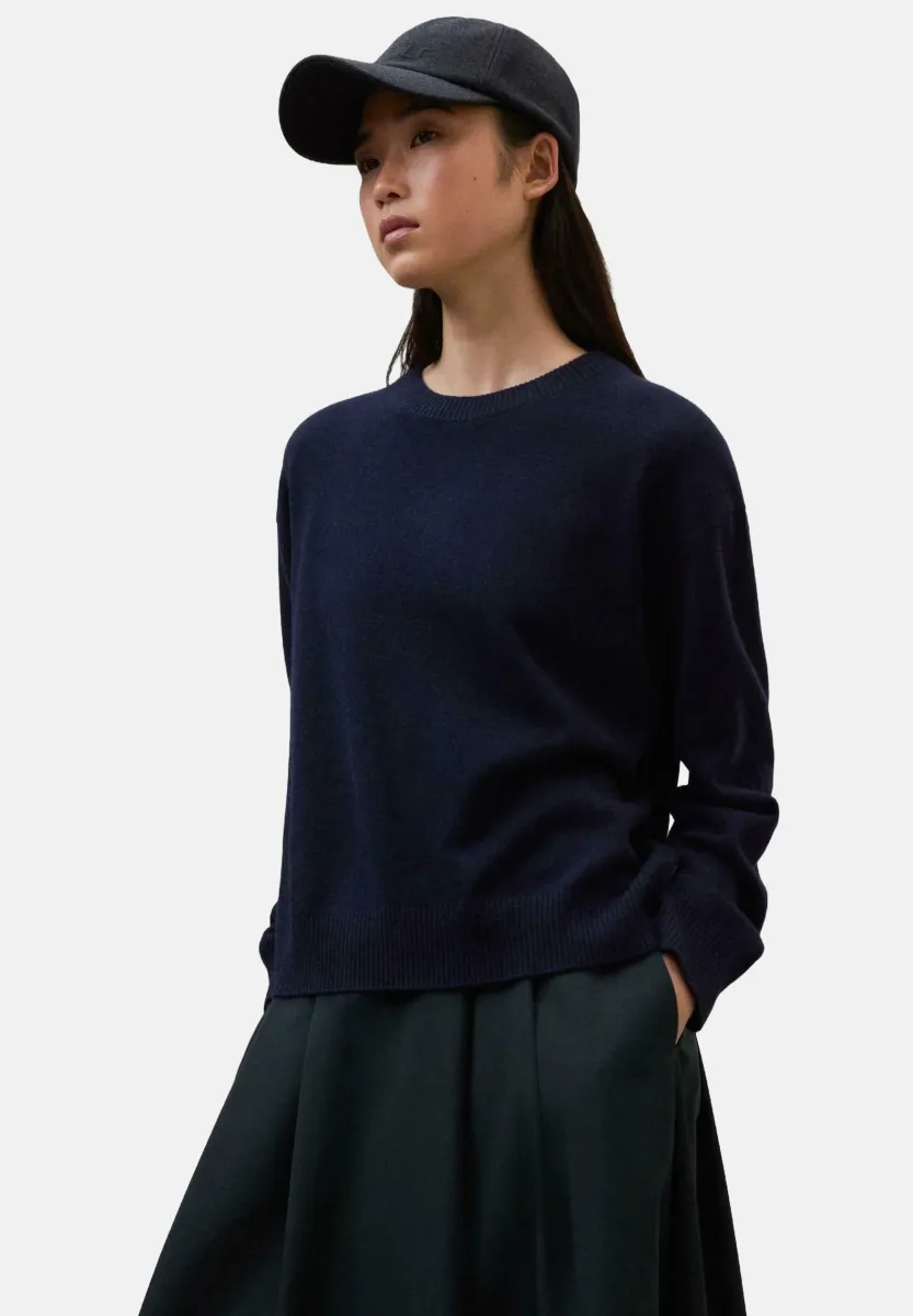 COSMOS - Strickpullover - deep navy
