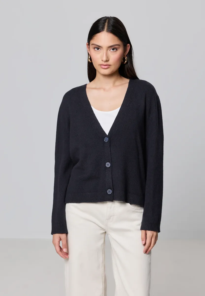 COSY BASIC - Strickjacke - blau