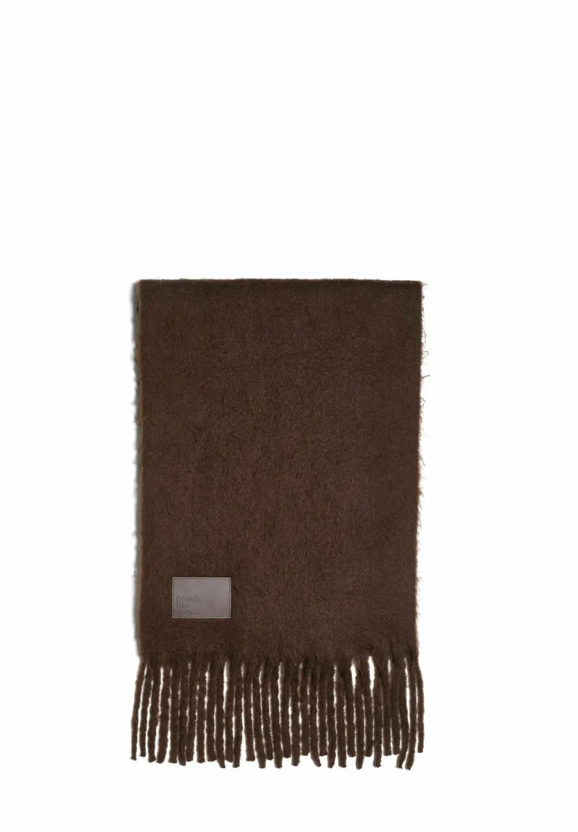 COSY BRUSHED - Schal - brown