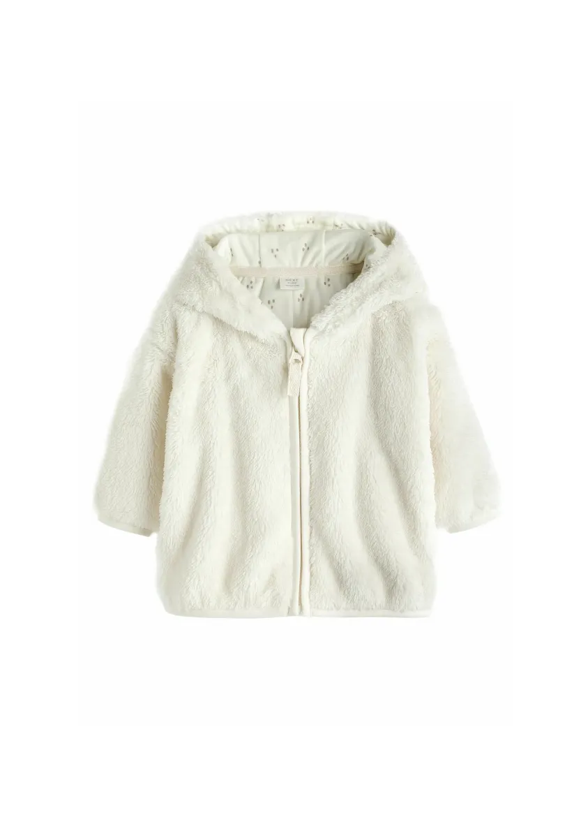 COSY REGULAR FIT - Fleecejacke - ecru