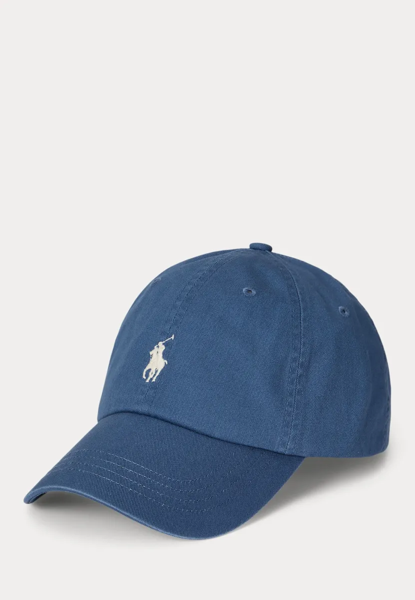 COTTON CHINO BALL CAP - Cap - earth blue