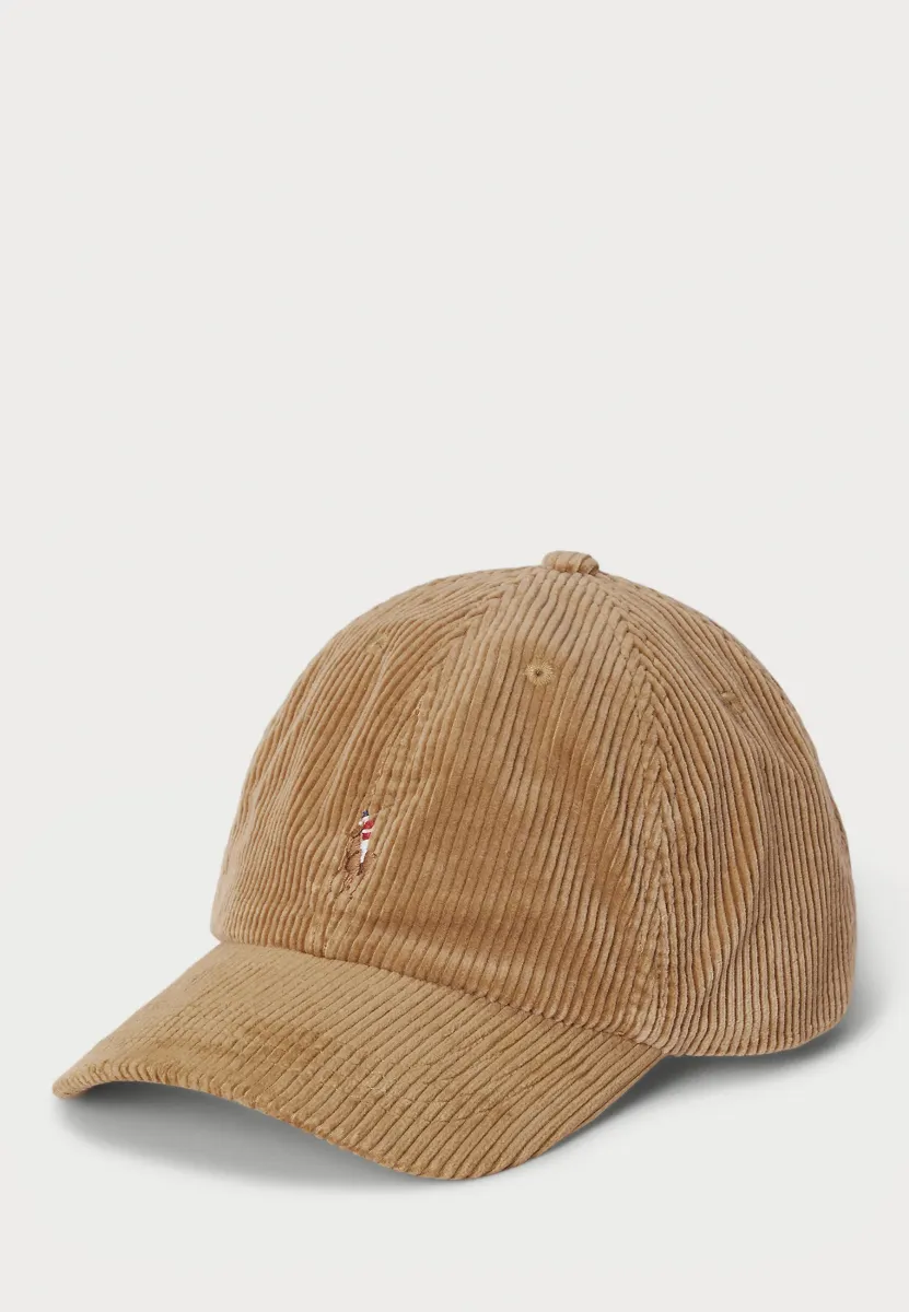 COTTON CORDUROY BALL CAP UNISEX - Cap - tan