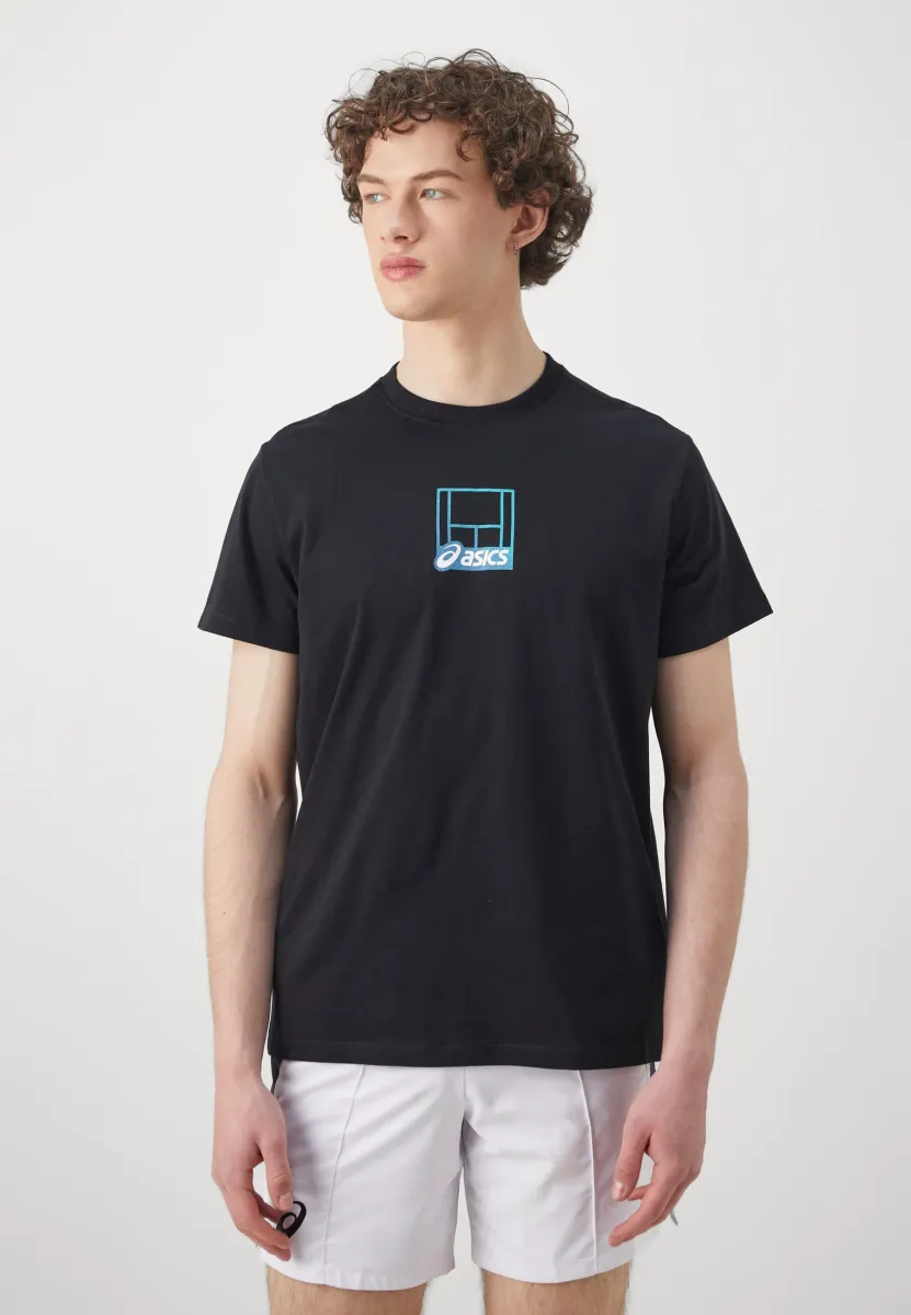 COURT CORE GRAPHIC TEE - T-Shirt print - performance black