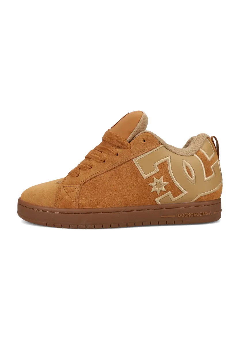 COURT GRAFFIK UNISEX - Sneaker low - brown/gum