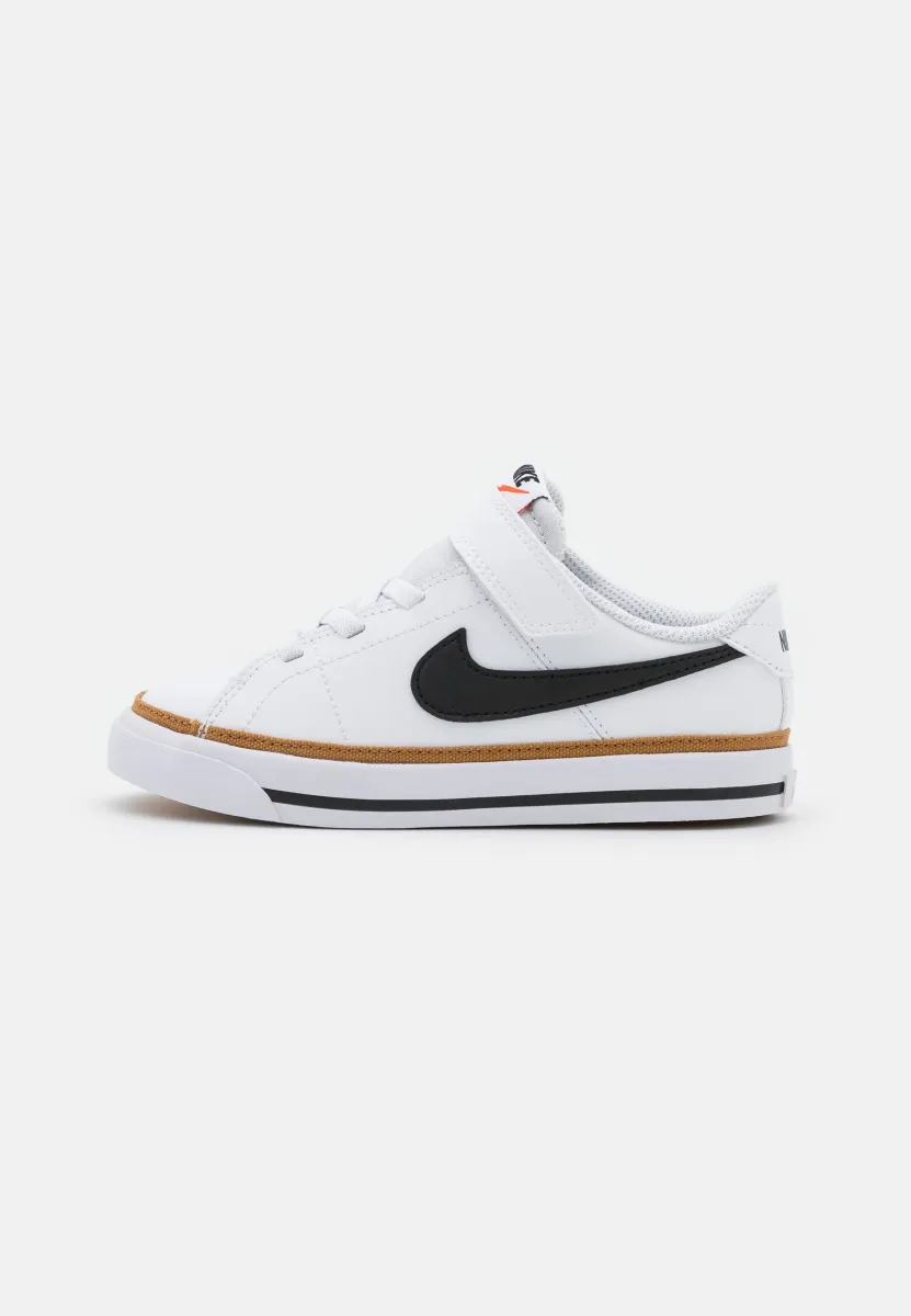 COURT LEGACY - Sneaker low - white/black/desert ochre/light brown
