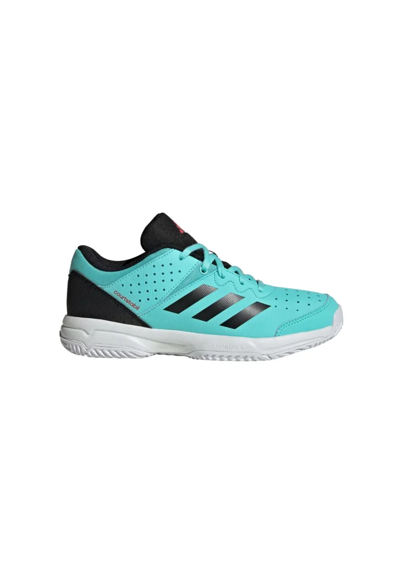 COURT STABIL JR - Multicourt Tennisschuh - flash aqua   core black   cloud white
