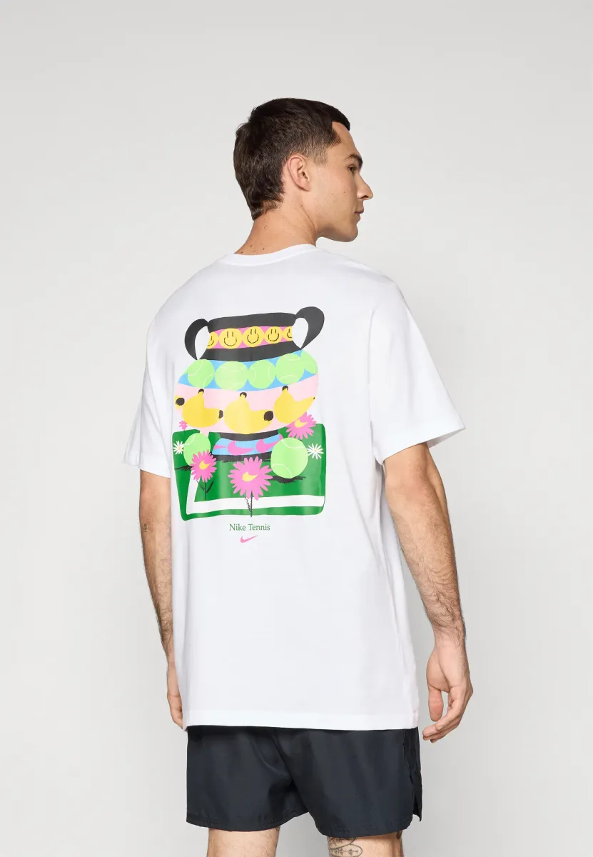 COURT - T-Shirt print - white