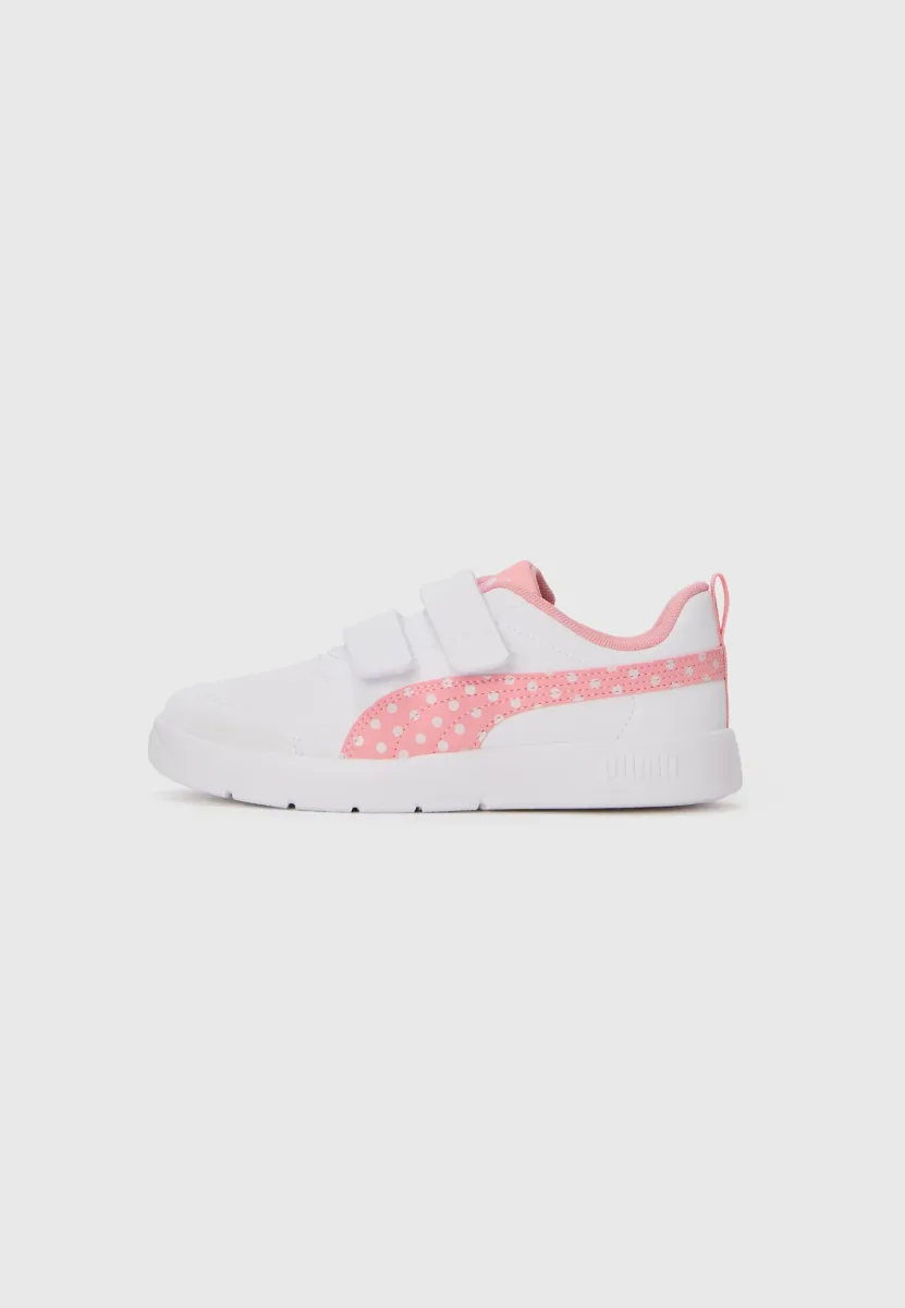 COURTFLEX V3 DOTTY UNISEX - Laufschuh Trail - white/pinkscape/silver/coloured mist