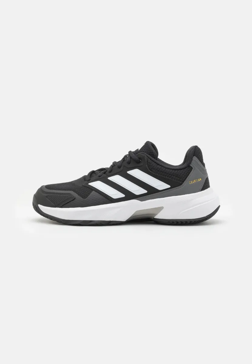 COURTJAM CONTROL 3 CLAY - Tennisschuh für Sandplätze - core black/cloud white/grey four