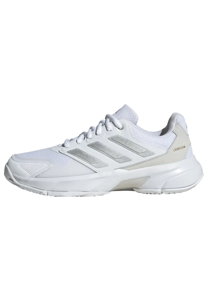 COURTJAM CONTROL 3 - Multicourt Tennisschuh - cloud white   silver metallic   grey one