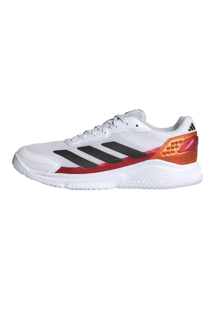 COURTQUICK PADEL - Padel-Schuhe - cloud white   core black   lucid orange