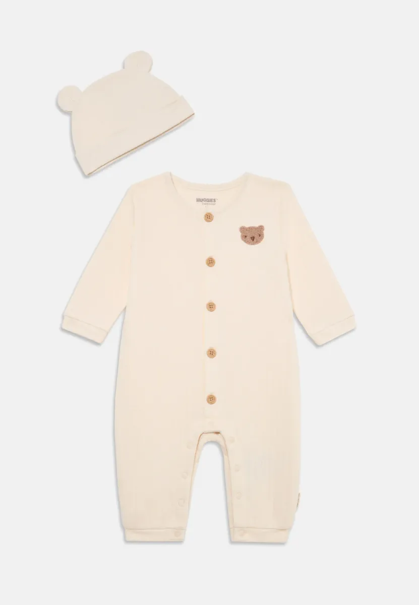 COVERALL ATTACHMENT UNISEX SET - Jumpsuit - eggnog