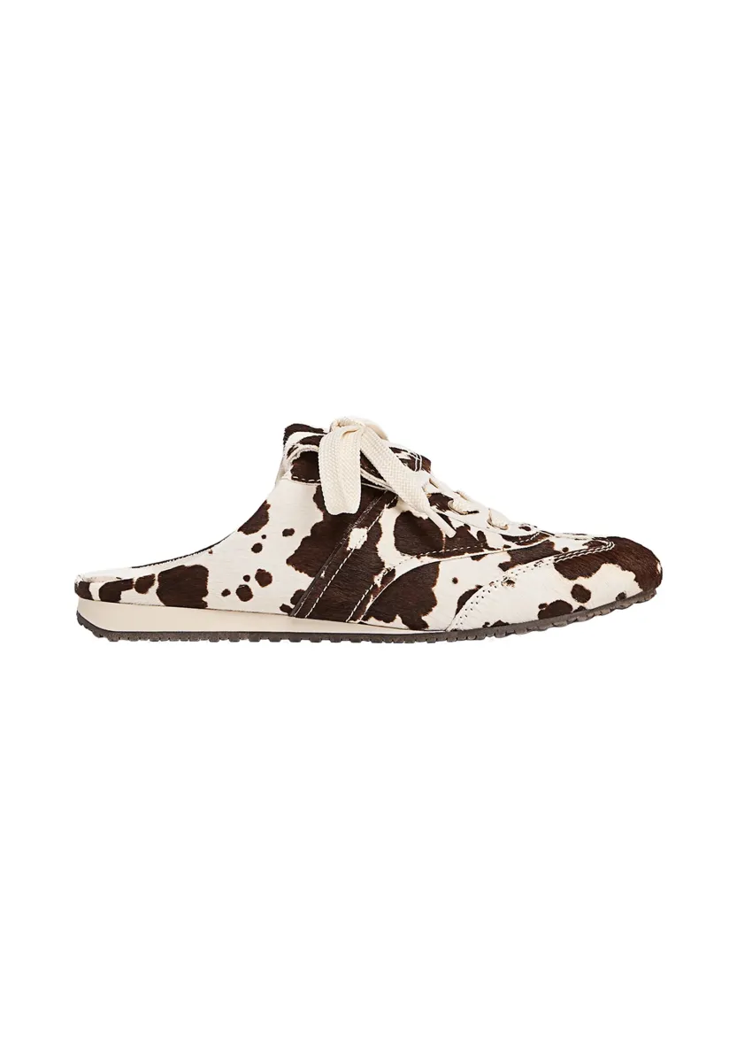 COW PRINT - Pantolette flach - beige