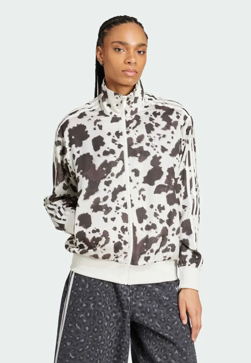 COW PRINT SATIN - Trainingsjacke - multicolor off white