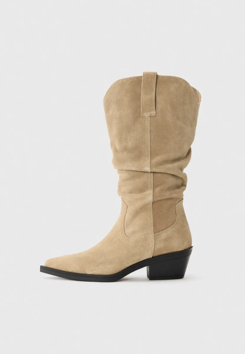 Cowboy-/Bikerboot - beige