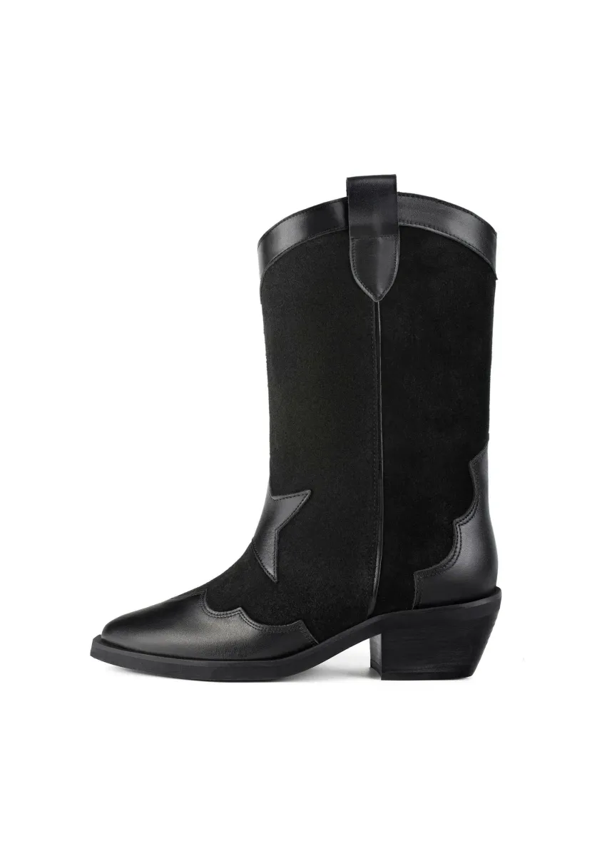 Cowboy-/Bikerboot - black