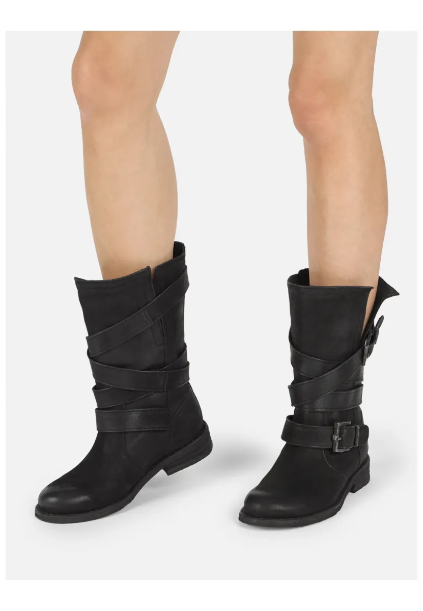 Cowboy-/Bikerboot - black