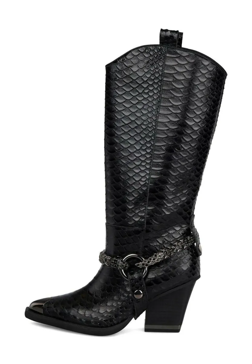 Cowboy-/Bikerboot - black