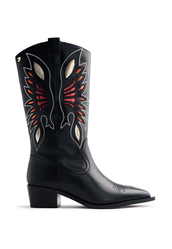 Cowboy-/Bikerboot - black