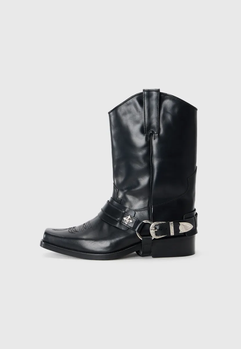 Cowboy-/Bikerboot - black