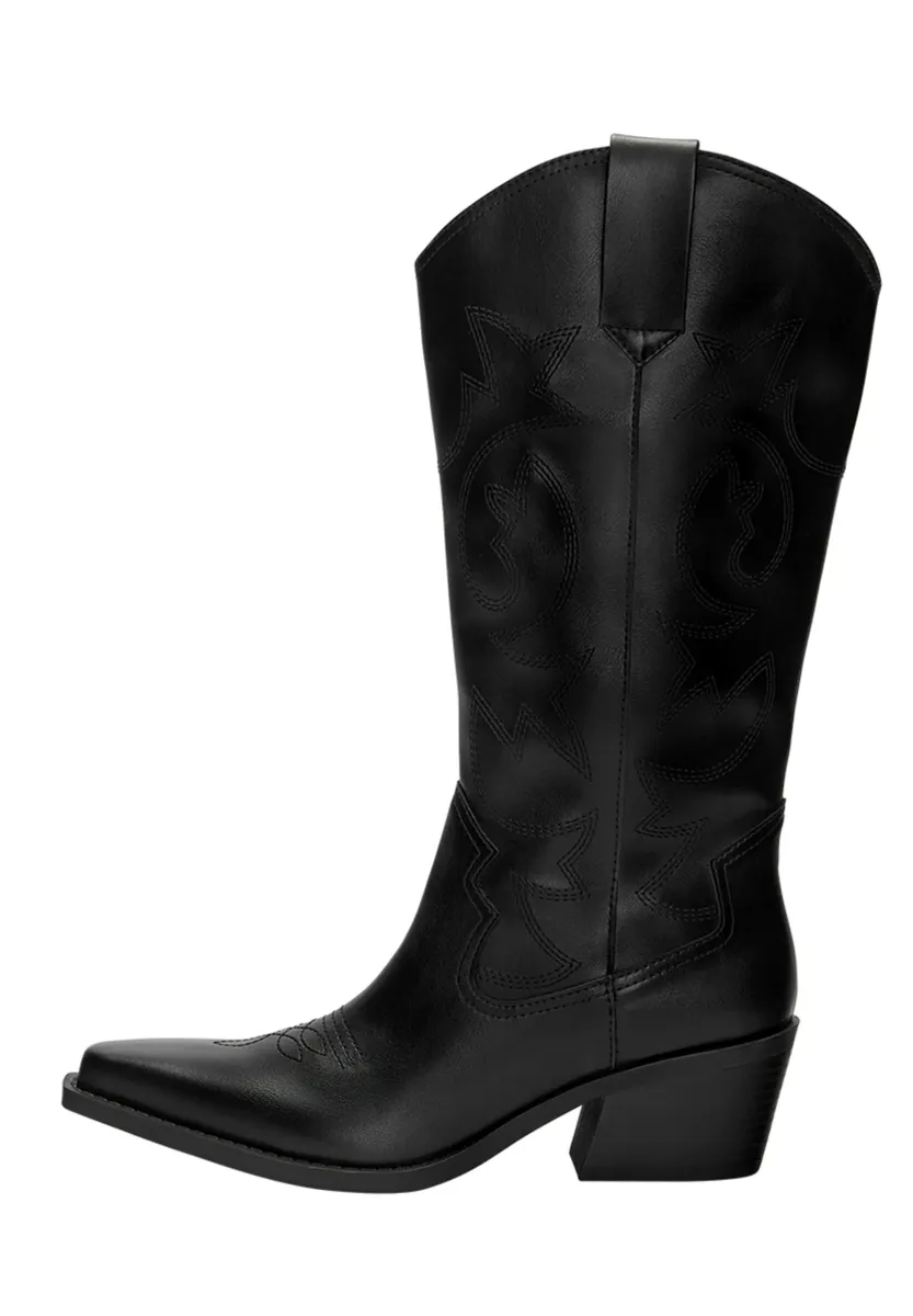Cowboy-/Bikerboot - black
