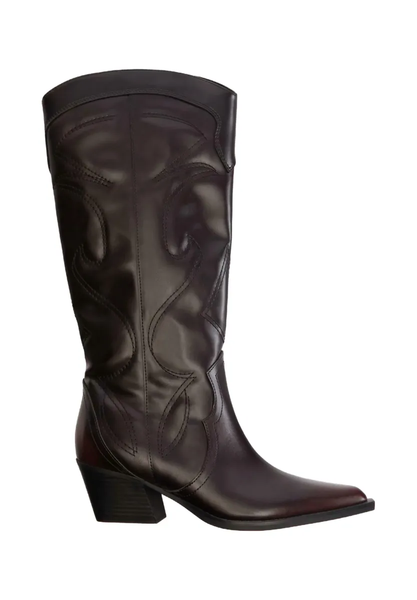 Cowboy-/Bikerboot - bordeaux