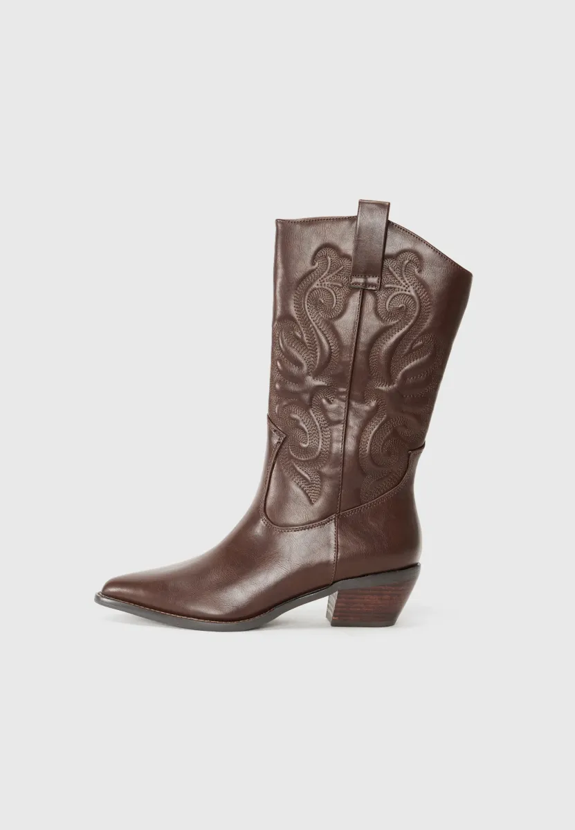 Cowboy-/Bikerboot - brown