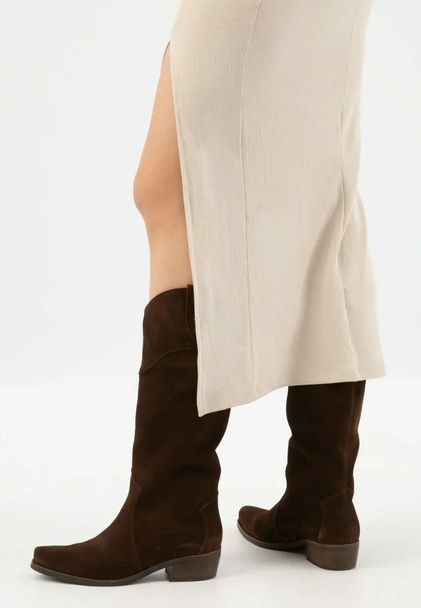 Cowboy-/Bikerboot - brown