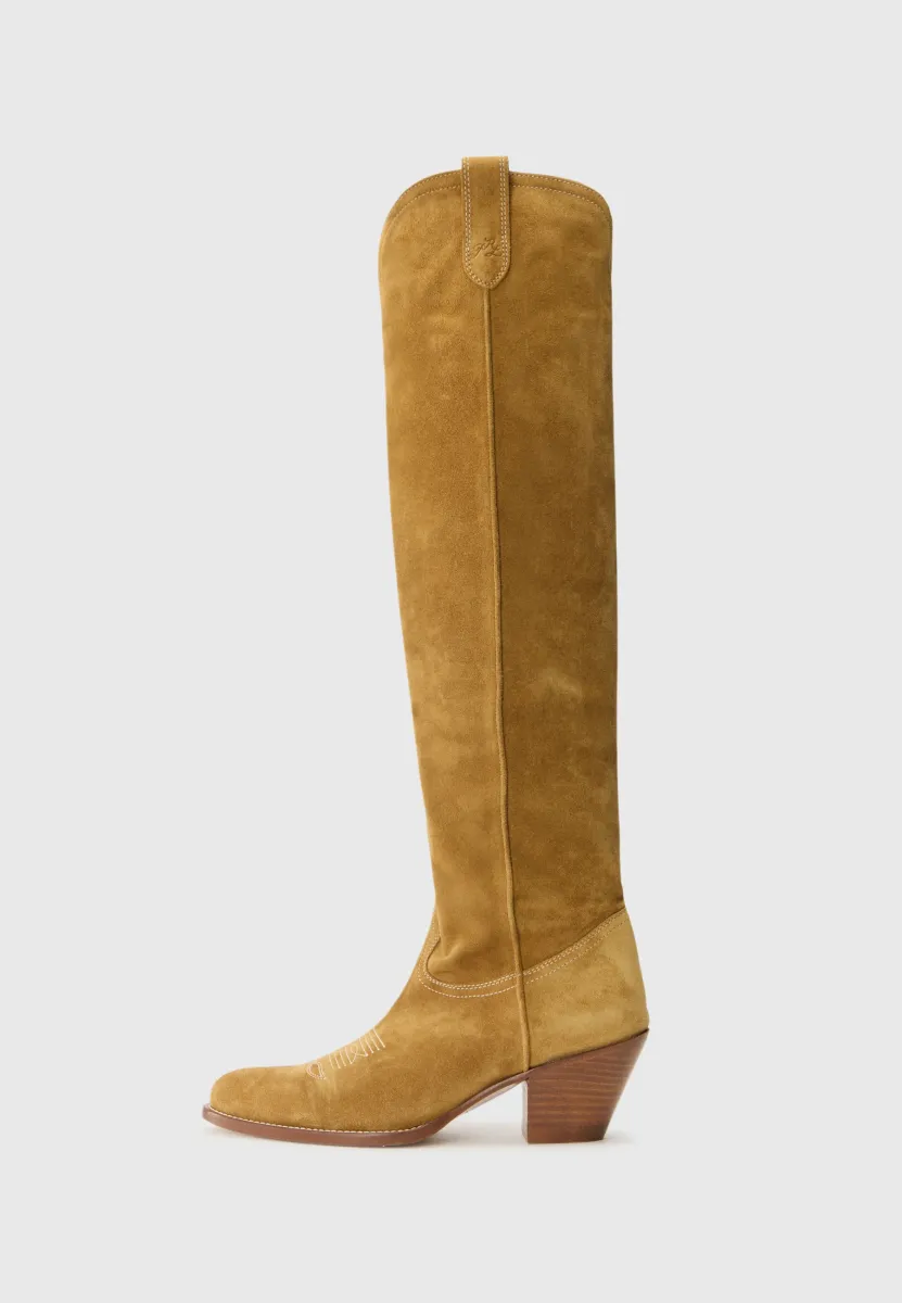 Cowboy-/Bikerboot - caramel