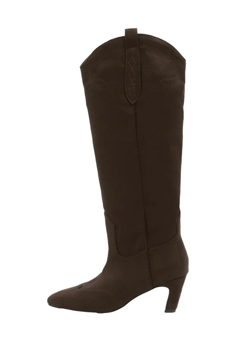 Cowboy-/Bikerboot - chocolate brown