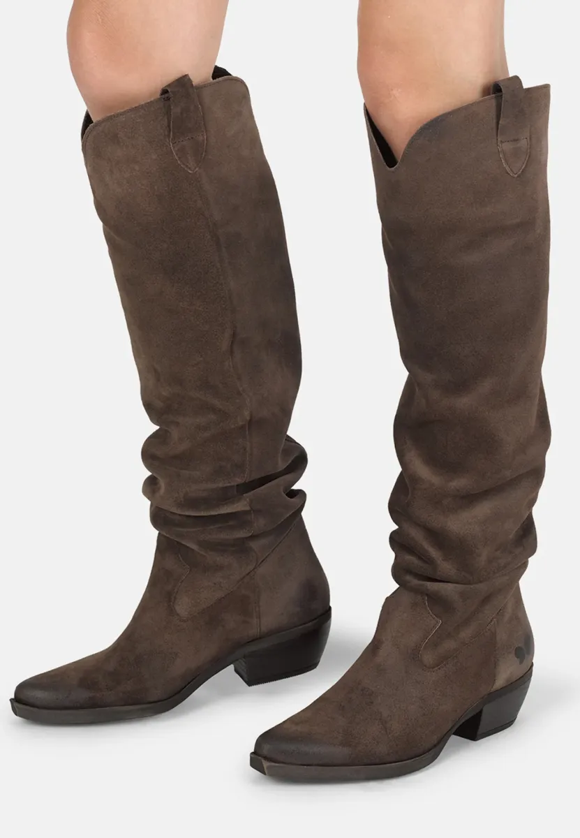 Cowboy-/Bikerboot - espresso