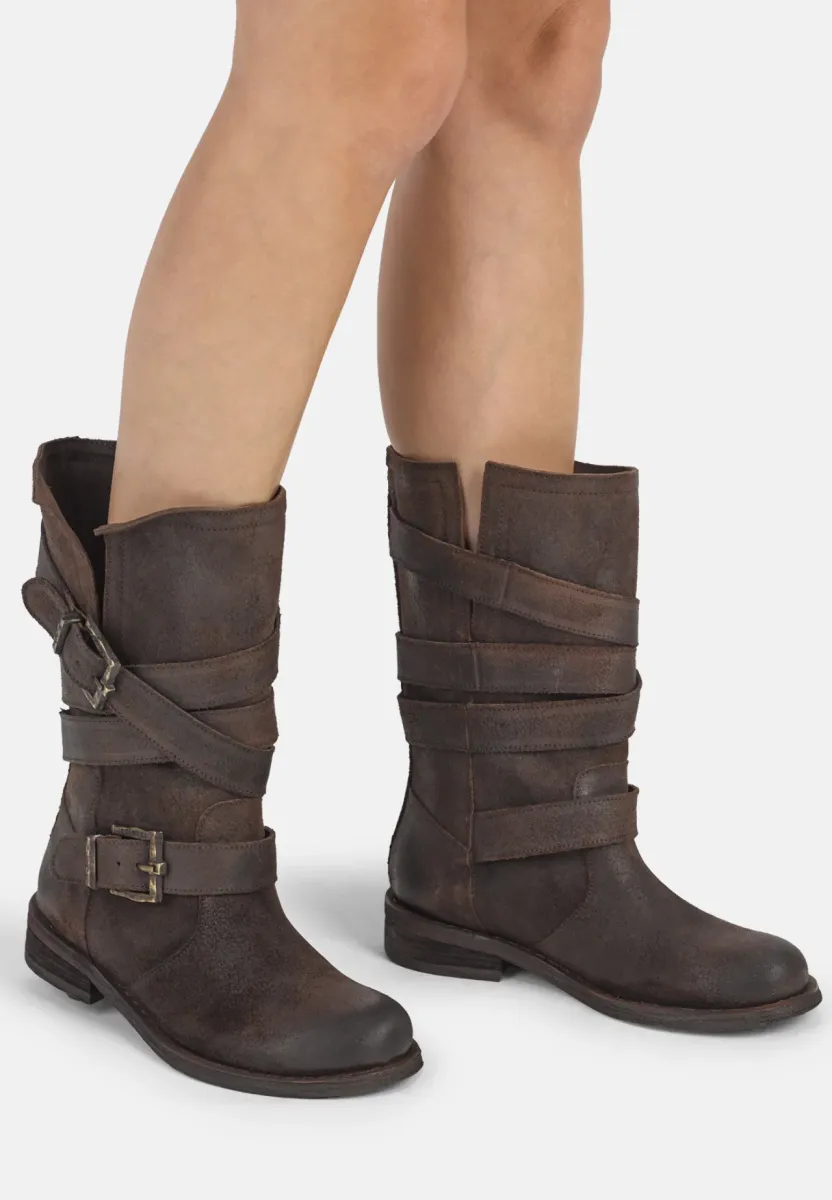 Cowboy-/Bikerboot - fondente