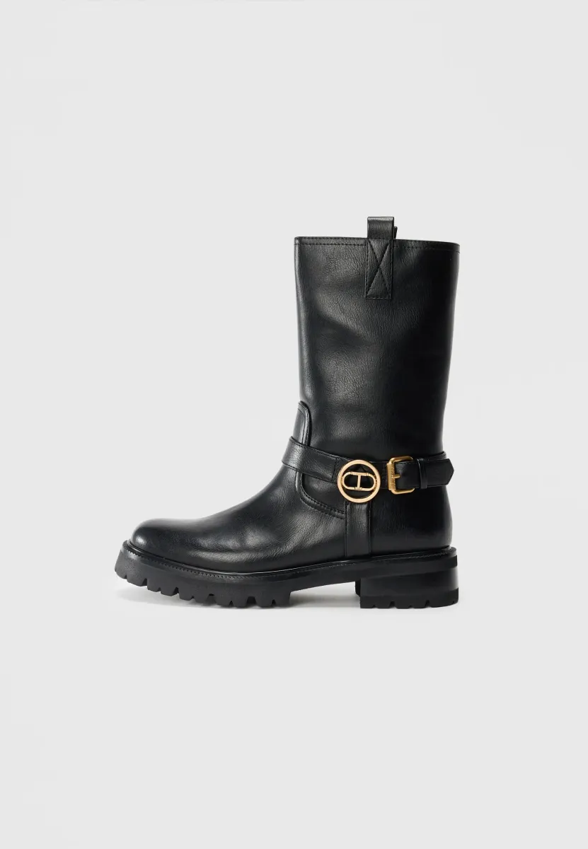 Cowboy-/Bikerboot - nero