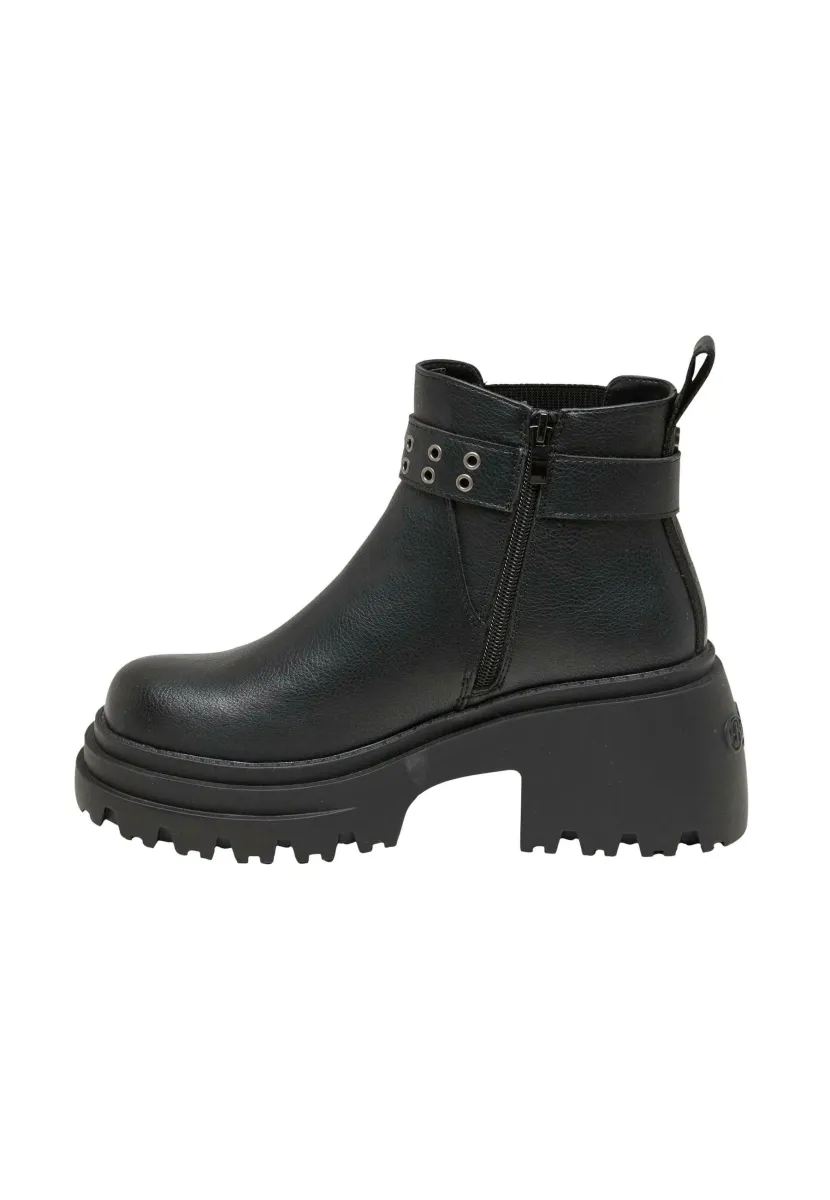 Cowboy-/Bikerstiefelette - black