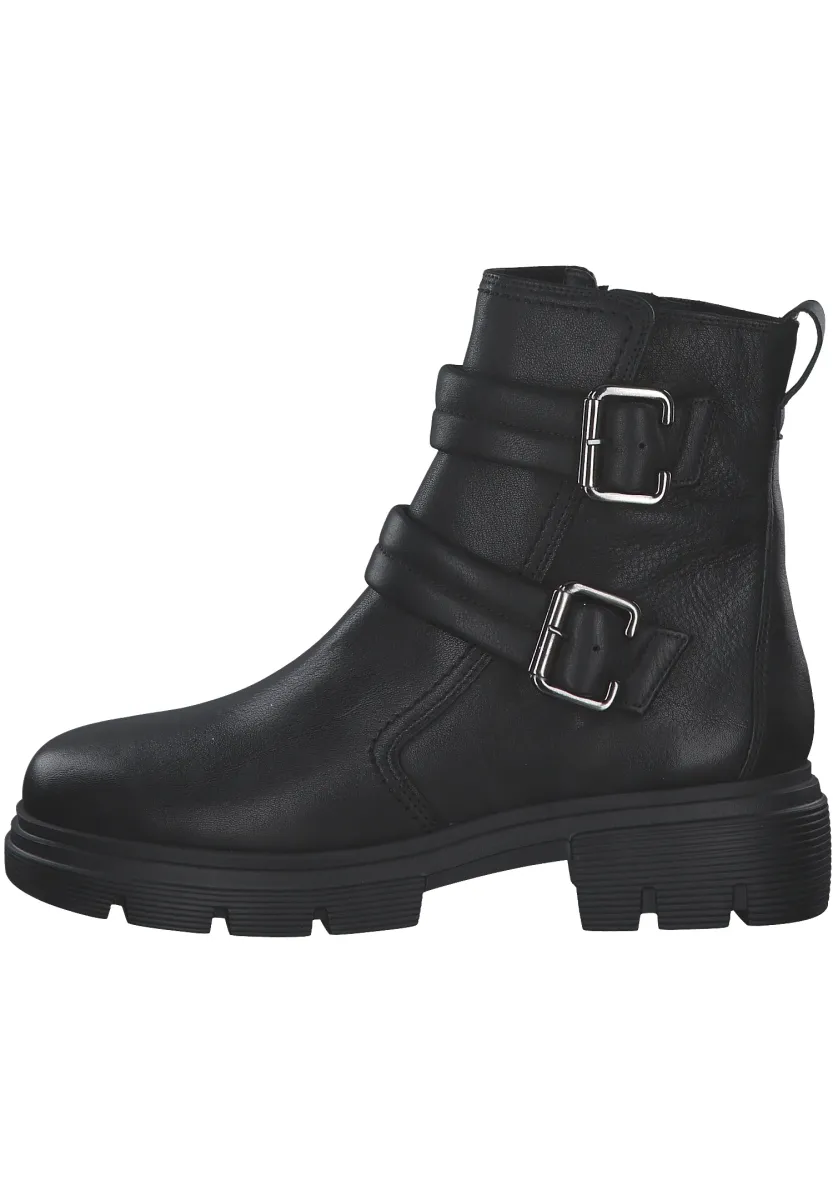 Cowboy-/Bikerstiefelette - black