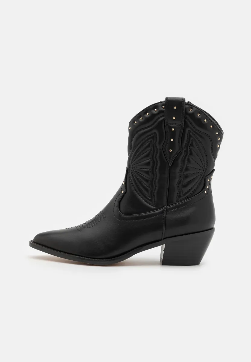 Cowboy-/Bikerstiefelette - black