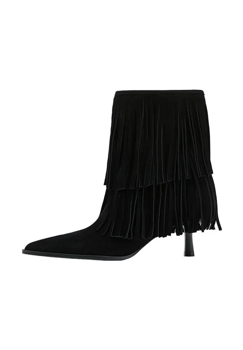 Cowboy-/Bikerstiefelette - black