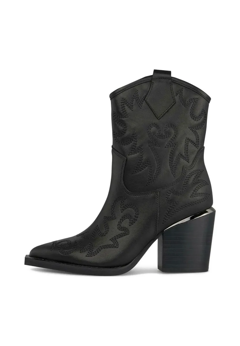 Cowboy-/Bikerstiefelette - black